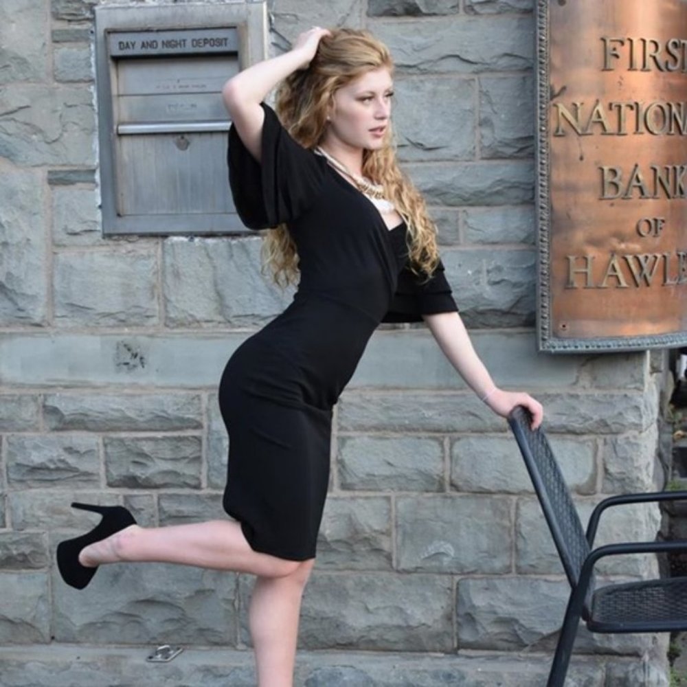 IMPORTED Form Fitting Office Dress - Picture 4 of 11